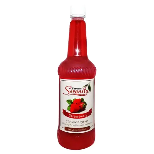 [DRY002350] Sweet Serenity Strawberry Flavored Syrup 750ml/btl