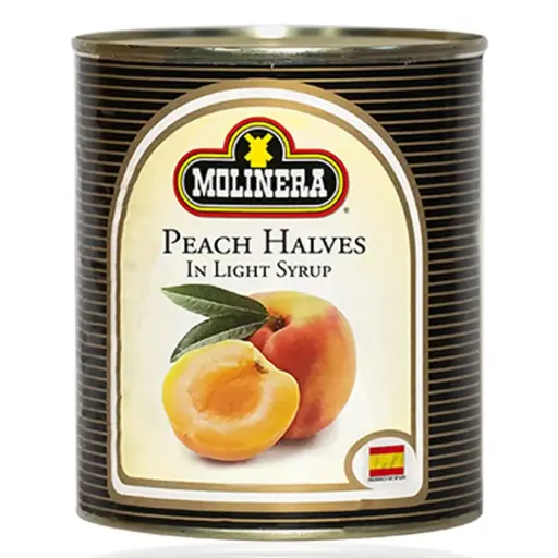 [DRY000607] Molinera Peach Halves 840g/can