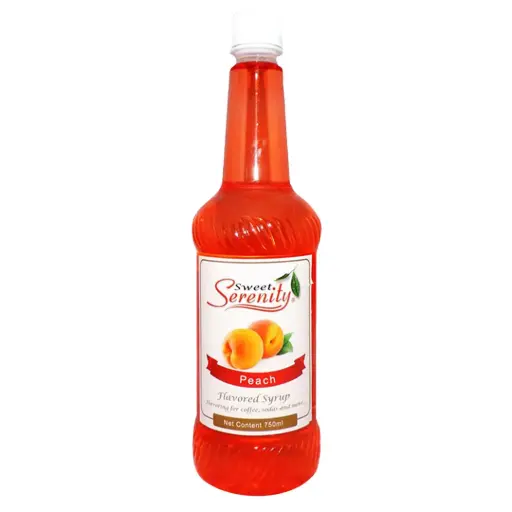 [DRY000913] Sweet Serenity Peach Fruit Flavored Syrup 750ml/btl